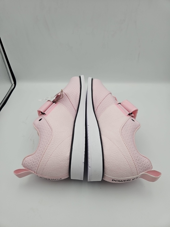 adidas Pink Athletic Shoes with Black Stripes main image 6